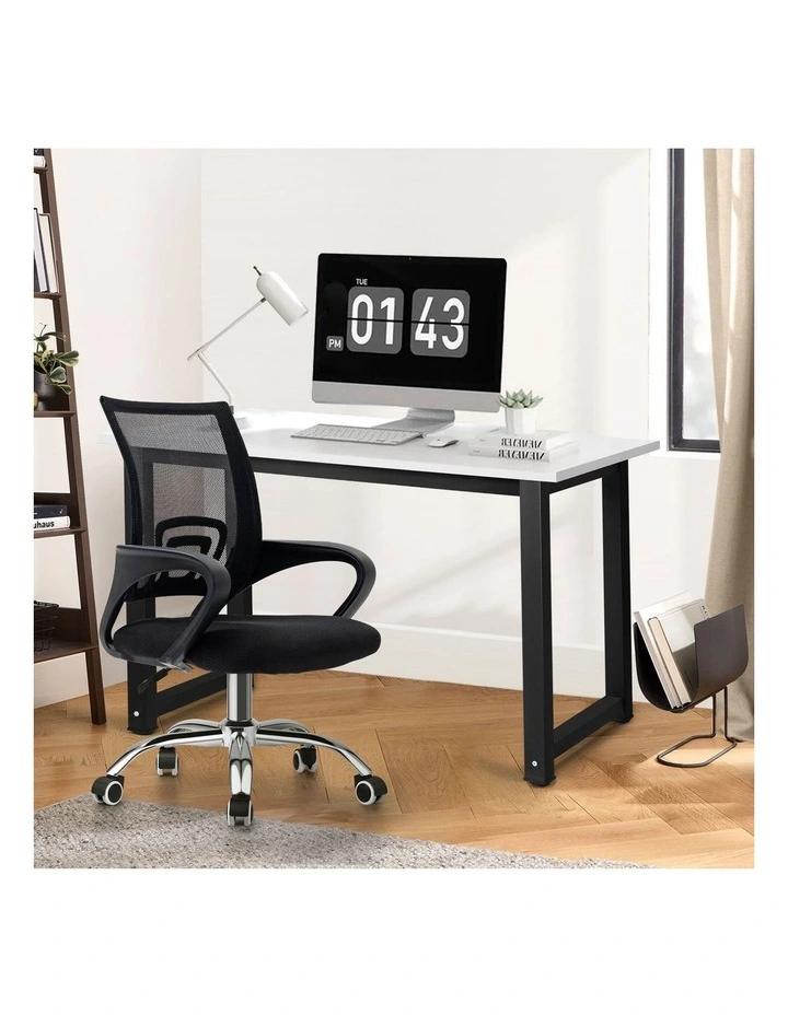 Oikiture Home Office Desk and Chair Set image 4