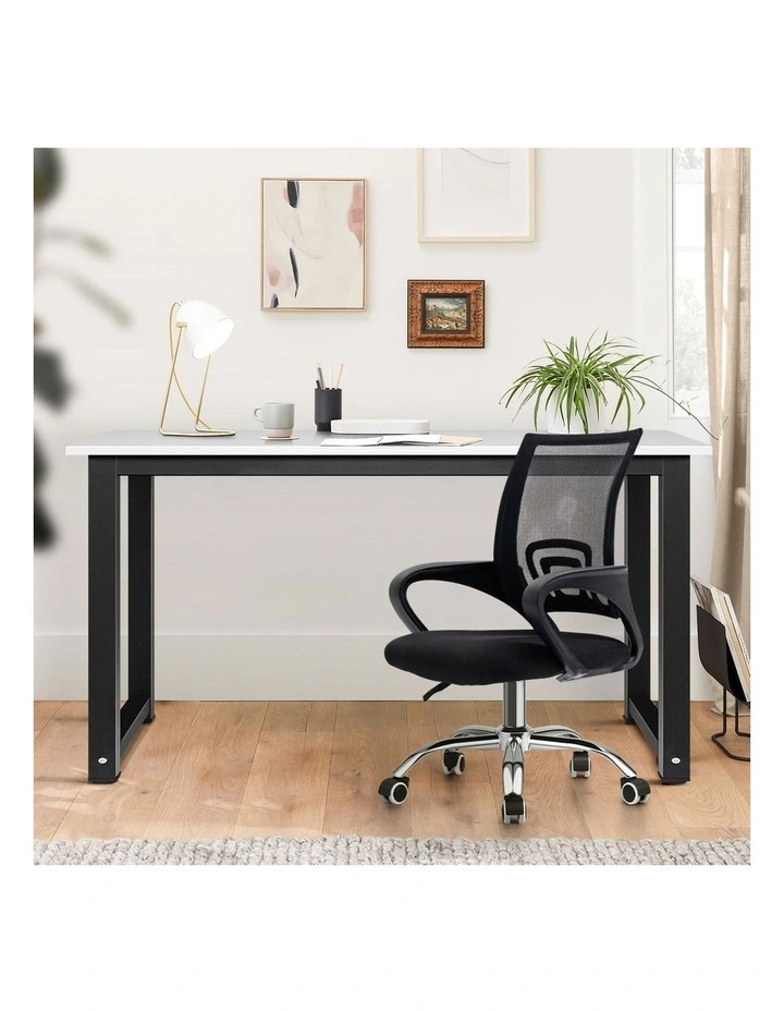 Oikiture Home Office Desk and Chair Set image 5