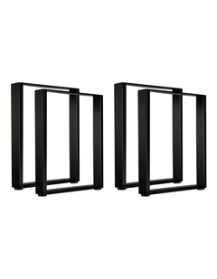 Oikiture 4X Coffee Dining Table Legs 71*50CM