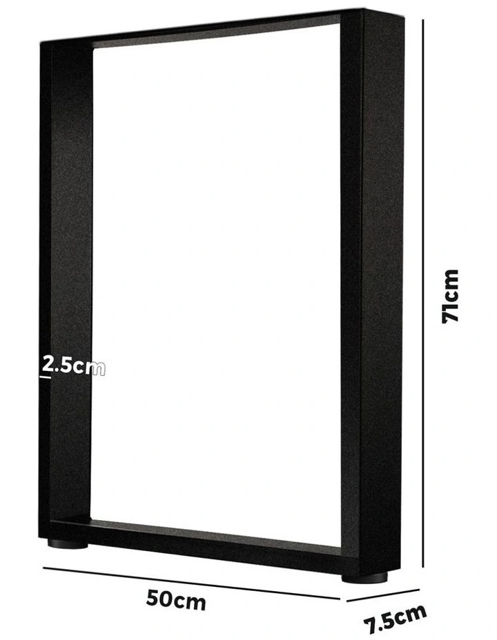 Oikiture 4X Coffee Dining Table Legs 71*50CM image 2