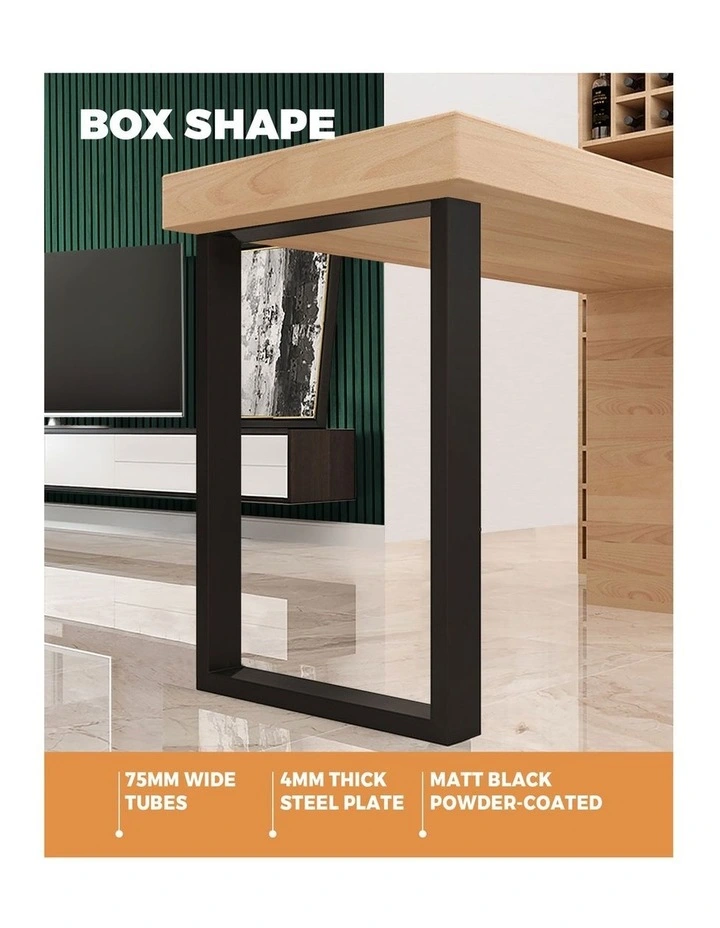 Oikiture 4X Coffee Dining Table Legs 71*50CM image 6