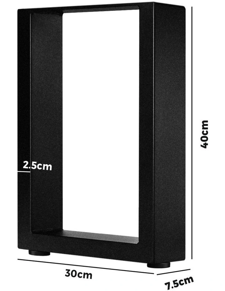 Oikiture 4X Coffee Dining Table Legs 40*30CM image 2