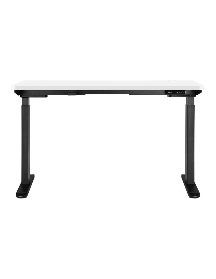 Oikiture Electric Standing Desk Dual Motor 140cm White Tabletop image 2
