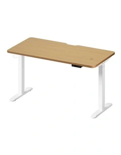 Oikiture Electric Standing Desk With Wireless Charging Single Motor 140CM