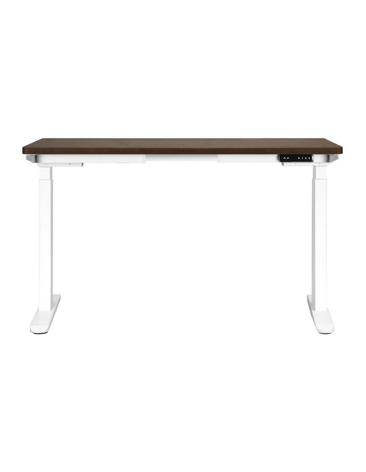 Oikiture Electric Standing Desk Dual Motor 160cm Walnut image 2