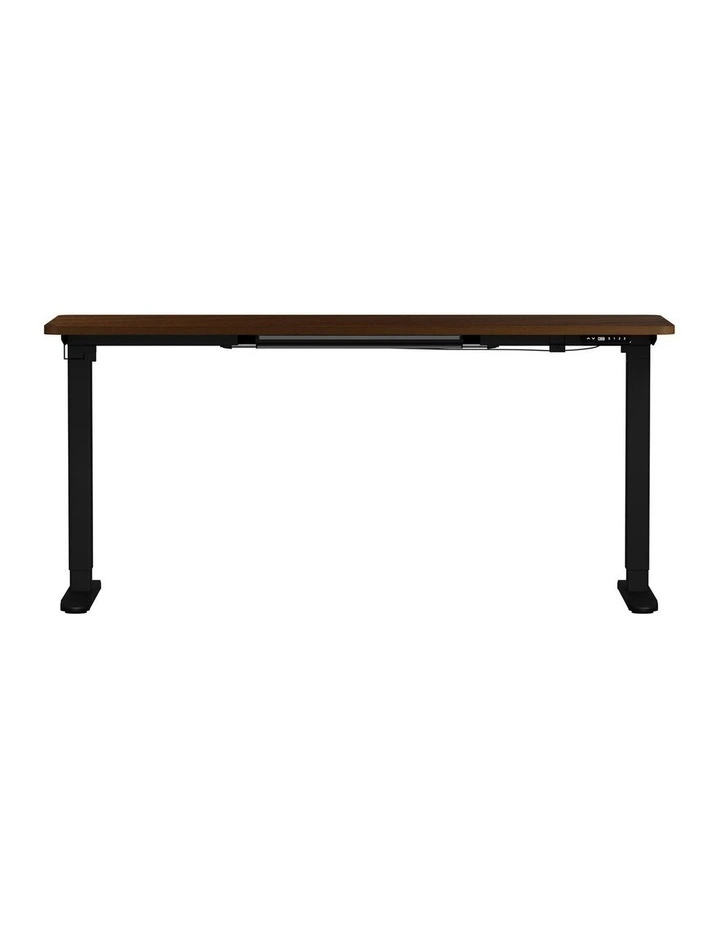 Oikiture 160cm Standing Desk With Drawer Motorized Adjustable Office Table Black image 2