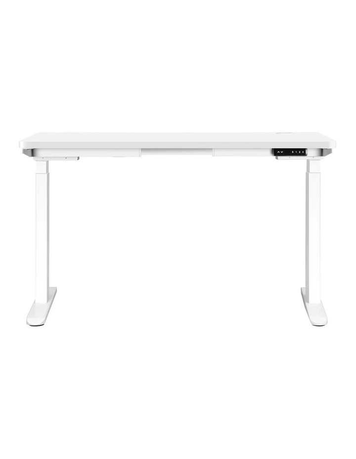 Oikiture Electric Standing Desk Dual Motor 150cm White Tabletop image 2