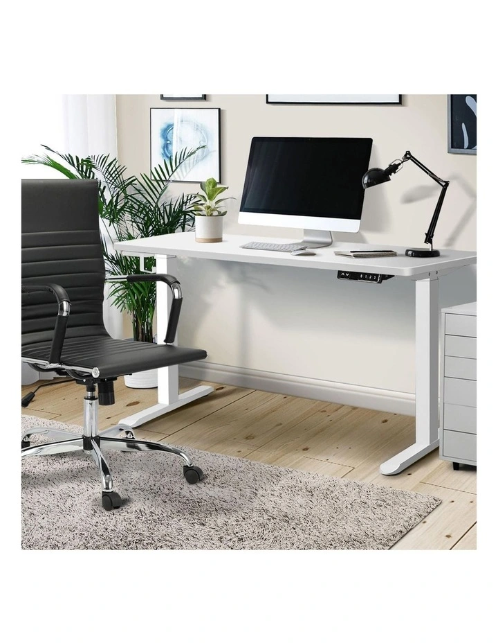 Oikiture Electric Standing Desk Dual Motor 150cm White Tabletop image 5