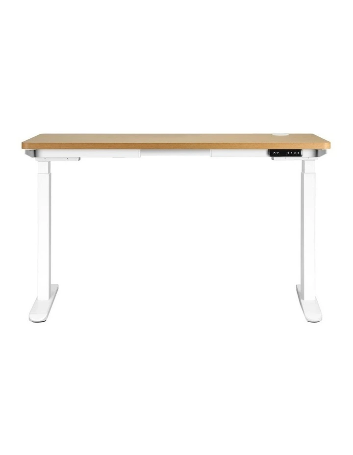 Oikiture Electric Standing Desk Dual Motor 150cm OAK Tabletop image 2