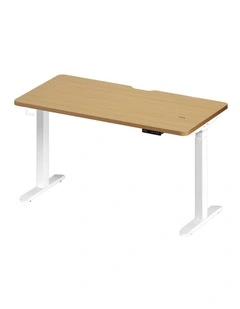 Oikiture Electric Standing Desk With Wireless Charging Dual Motor  140CM