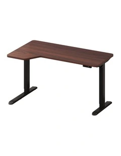 Oikiture L-shape Electric Standing Desk Single Motor 145CM