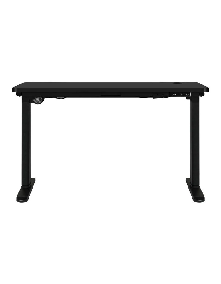 Oikiture Electric Standing Desk Single Motor 1.4m Black Tabletop image 2