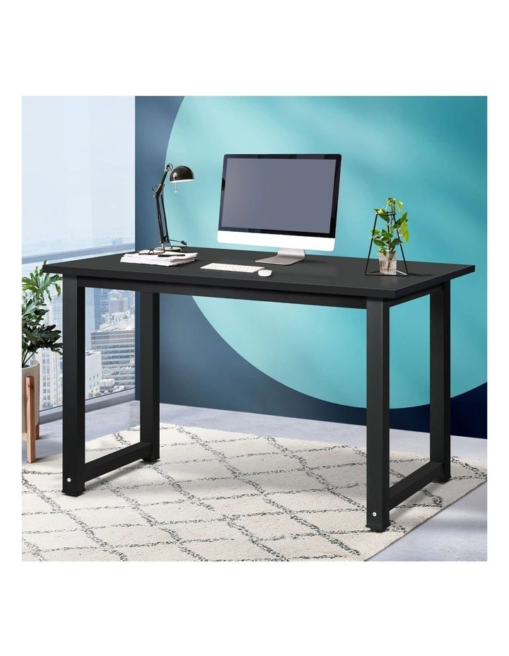 Oikiture Computer Desk 120cm Black image 4