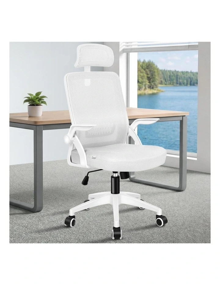 Mesh Office Chair Fabric Seat Tilt Gaming image 2