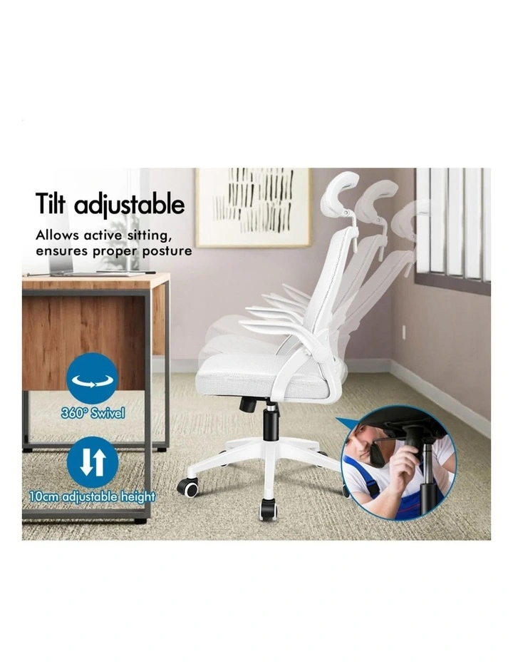 Mesh Office Chair Fabric Seat Tilt Gaming image 5