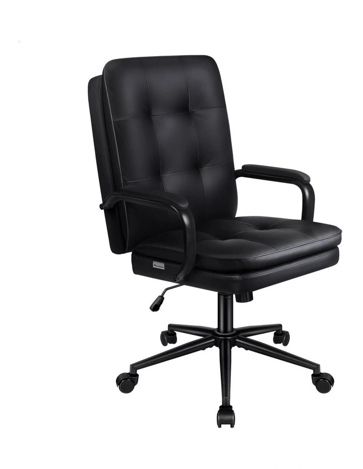 Office Chair Ergonomic Executive Computer Work Seat PU Leather image 1