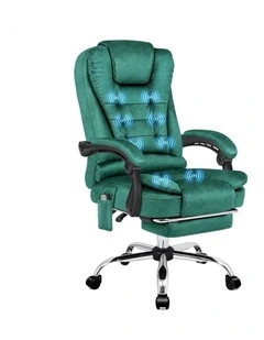 Office Chair Massage Heated Seat Velvet
