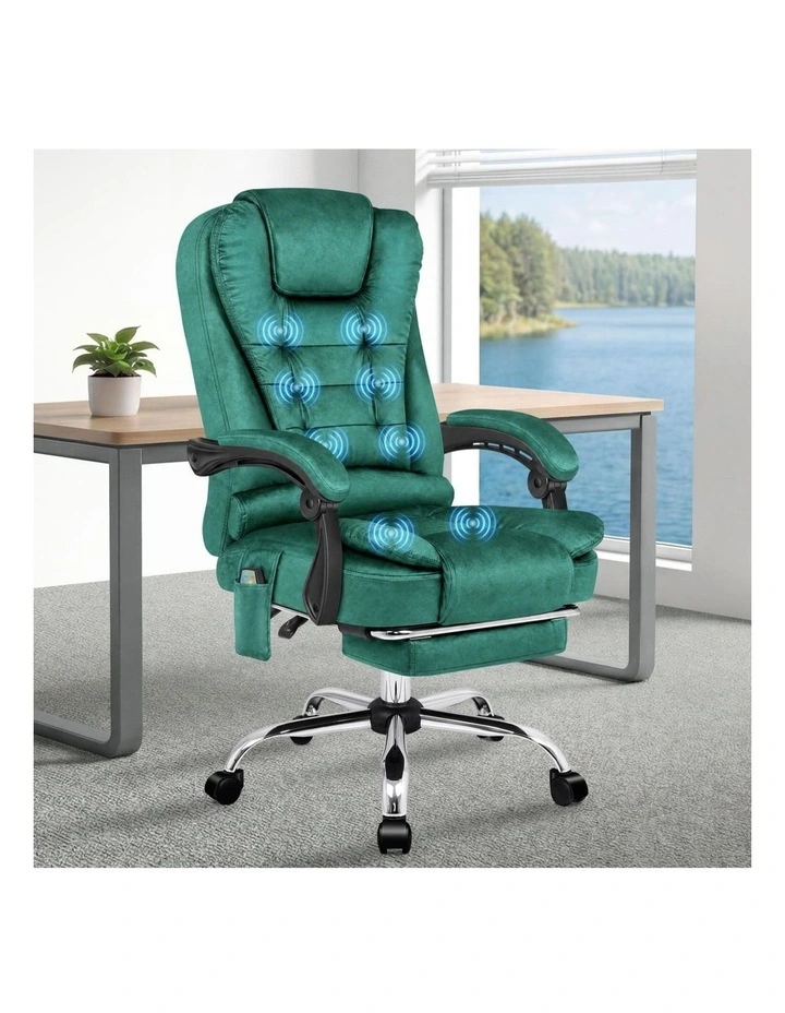 Office Chair Massage Heated Seat Velvet image 2