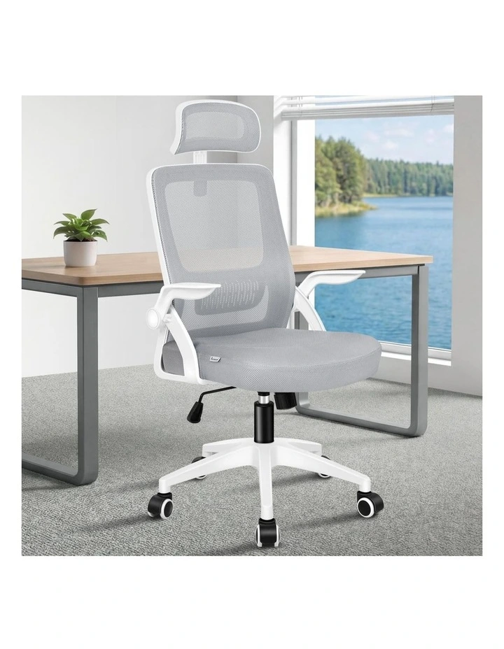 Mesh Office Chair Fabric Seat Tilt Gaming image 2