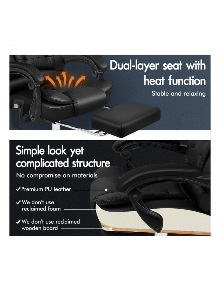 Office Chair Massage Heated Seat image 4