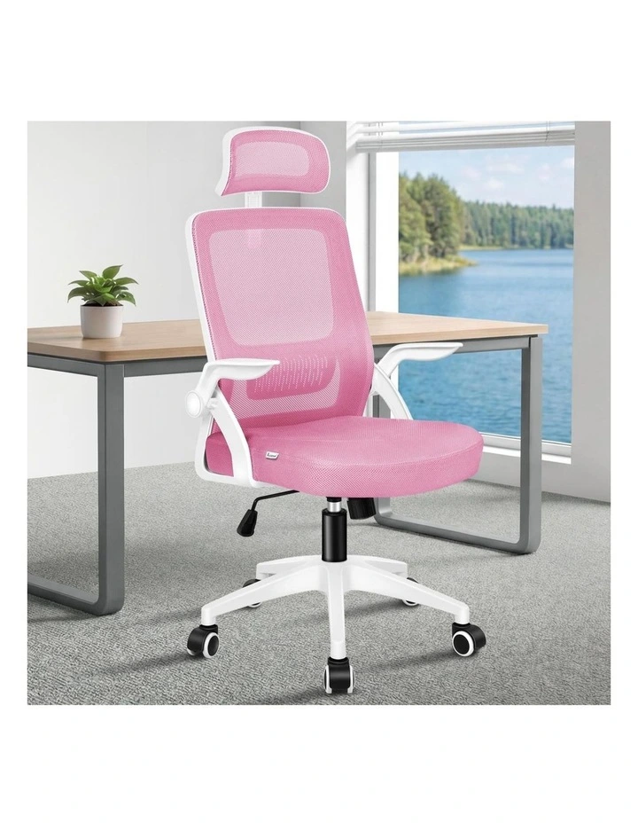 Mesh Office Chair Fabric Seat Tilt Gaming image 2