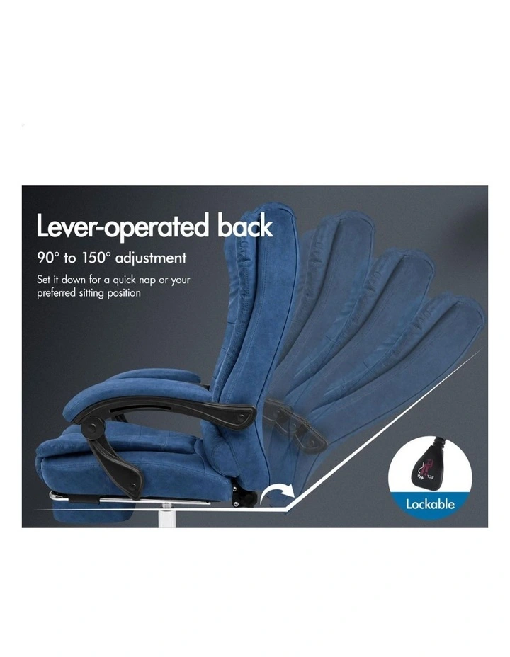 Office Chair Massage Heated Seat Velvet image 6