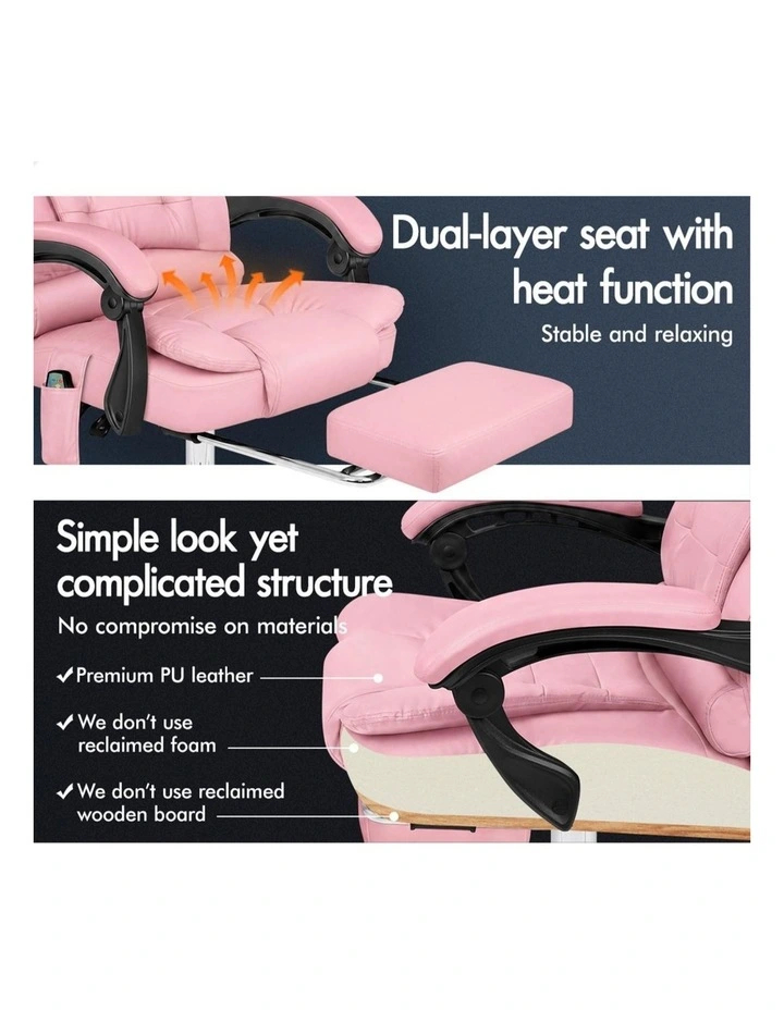 Office Chair Massage Heated Seat image 4