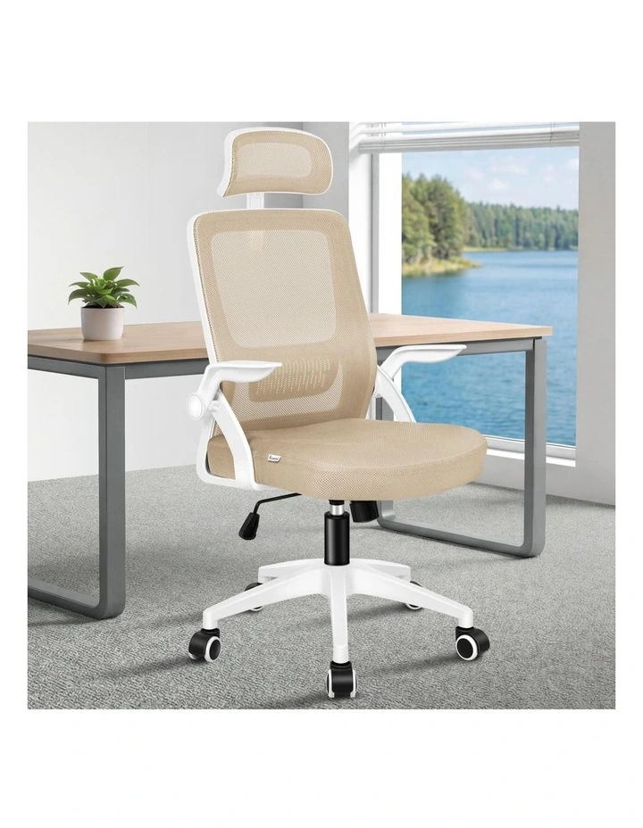 Mesh Office Chair Fabric Seat Tilt Gaming image 2