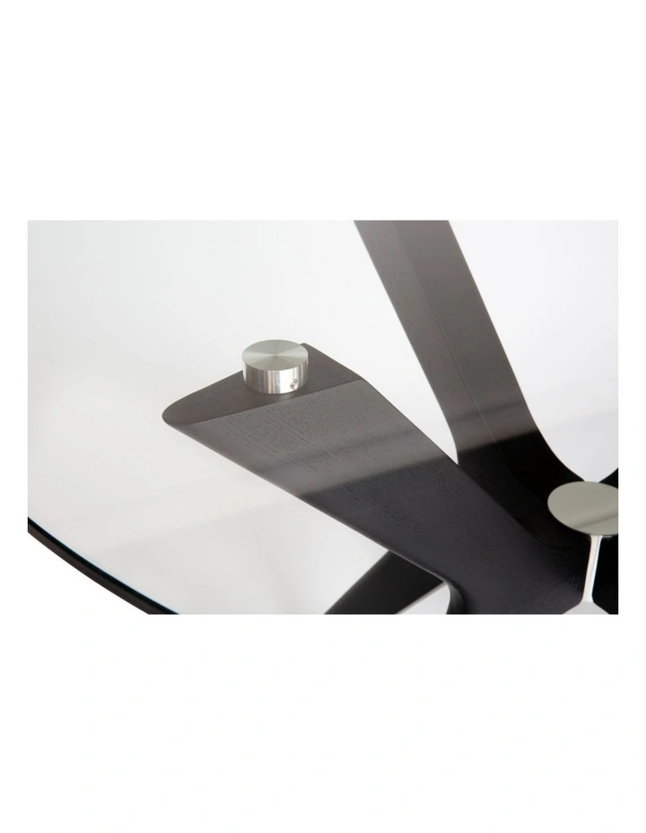 Doreen Collection, Round Glass Dining Table, 100cm image 5