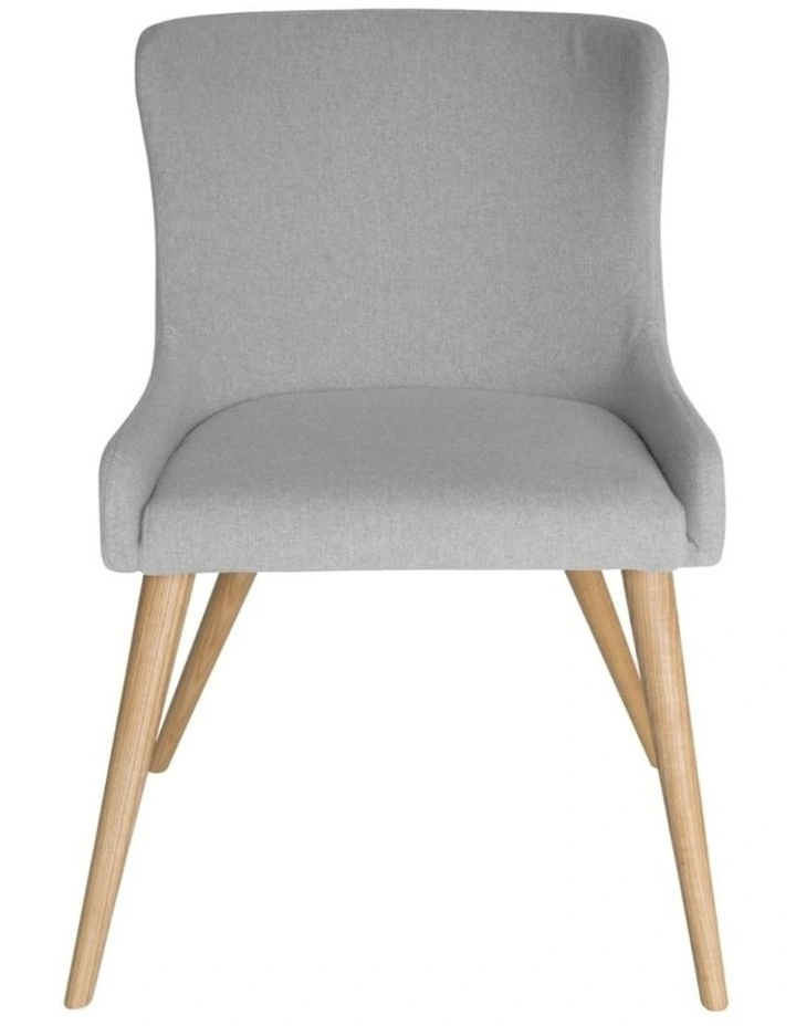7-Piece Dining Set | Doreen Wood Dining Table 180cm & Osaka Upholstered Dining Chair | Natural image 6