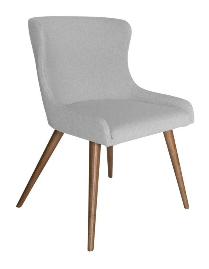 Pack of 4 | Osaka Upholstered Dining Chair | Walnut Wood Legs image 2