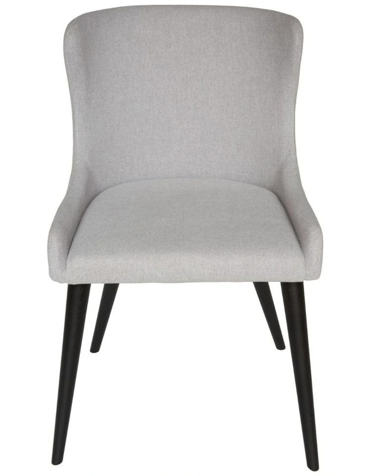 7-Piece Dining Set | Doreen Wood Dining Table 180cm & Osaka Upholstered Dining Chair | Black image 3