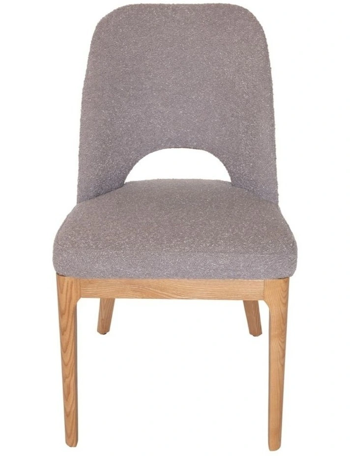 Pack of 4 | Maribel Upholstered Boucle Dining Chair | Natural Legs image 2