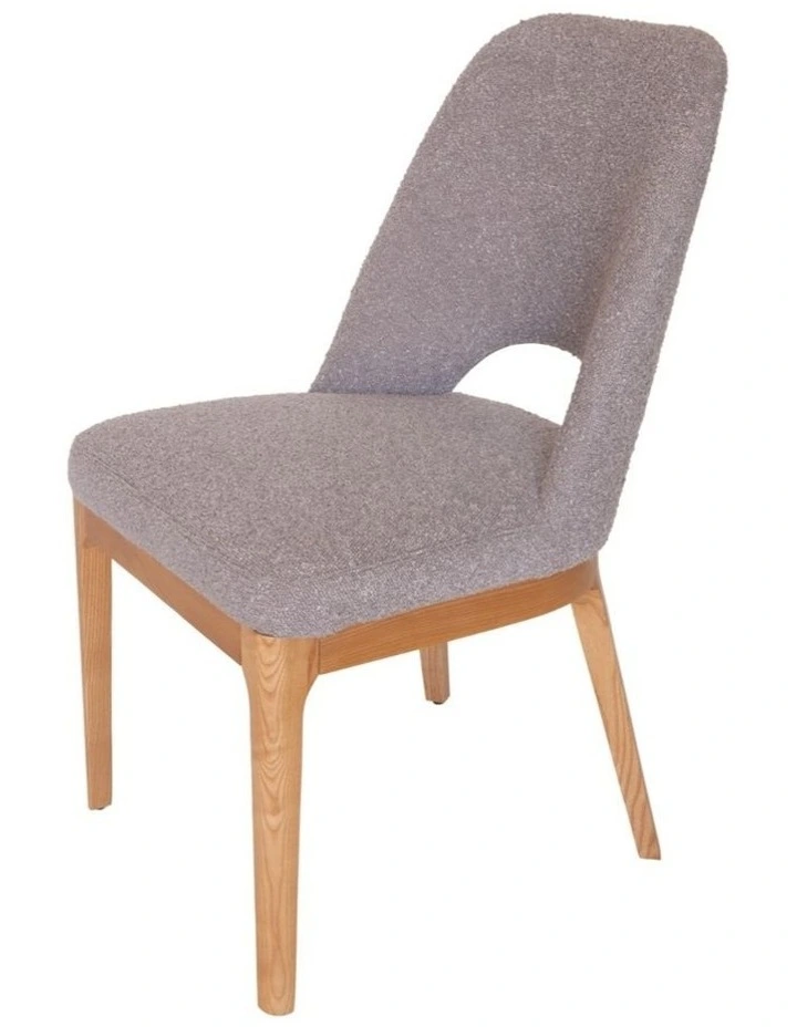 Pack of 4 | Maribel Upholstered Boucle Dining Chair | Natural Legs image 3