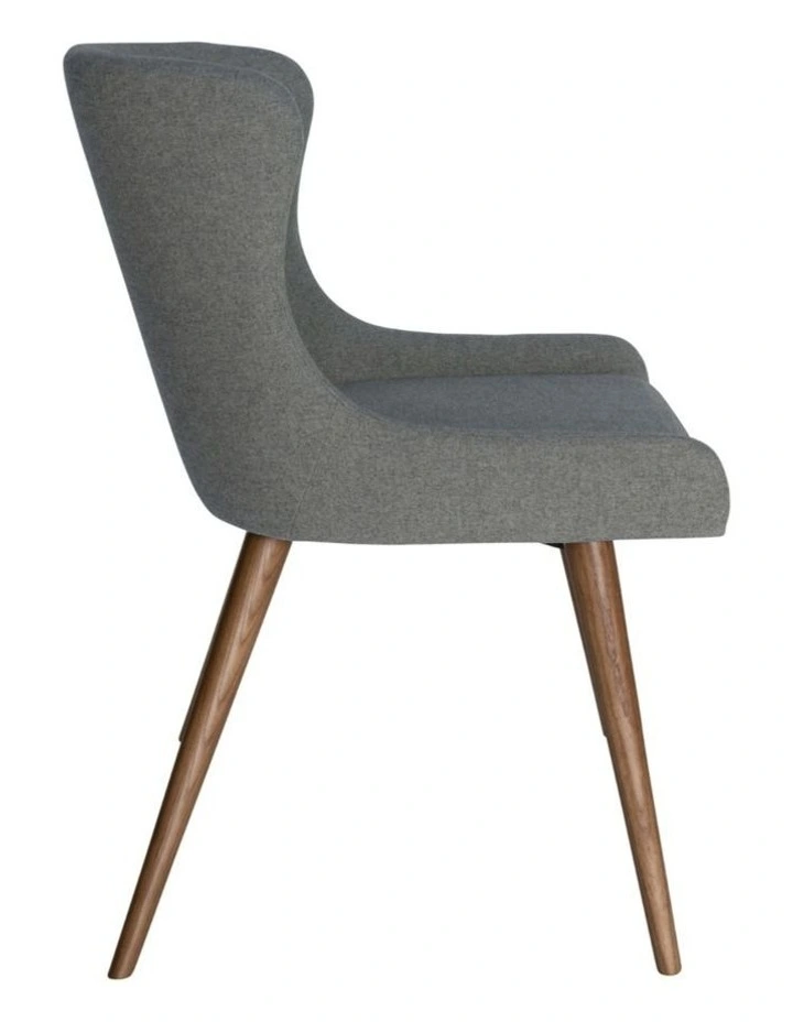 Pack of 4 | Osaka Upholstered Dining Chair | Walnut Wood Legs image 4