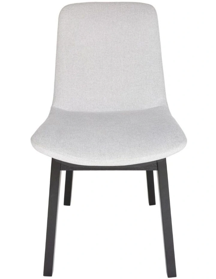 Pack of 4 | Cozy Upholstered Dining Chair | Black Legs image 2