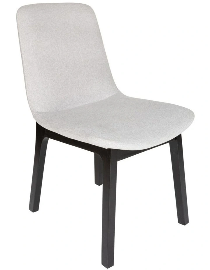 Pack of 4 | Cozy Upholstered Dining Chair | Black Legs image 3