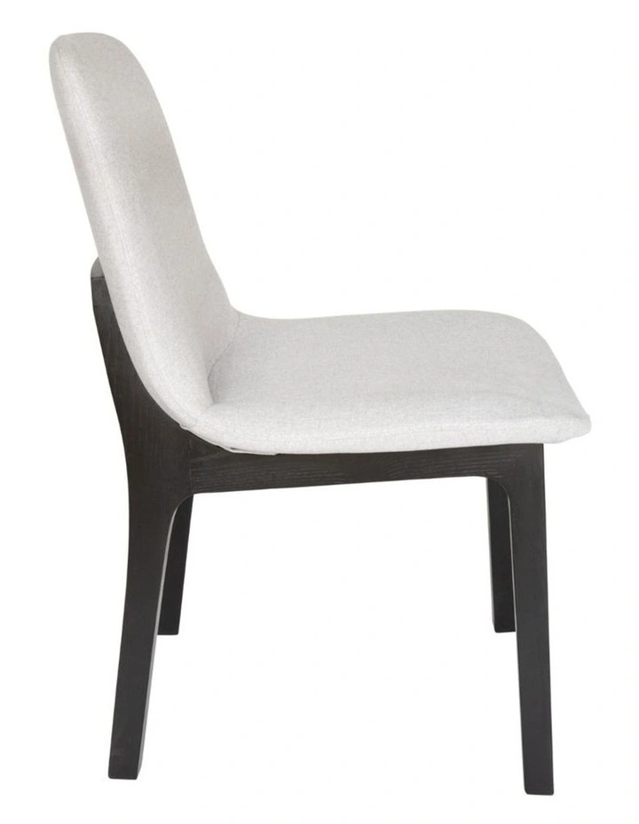 Pack of 4 | Cozy Upholstered Dining Chair | Black Legs image 4