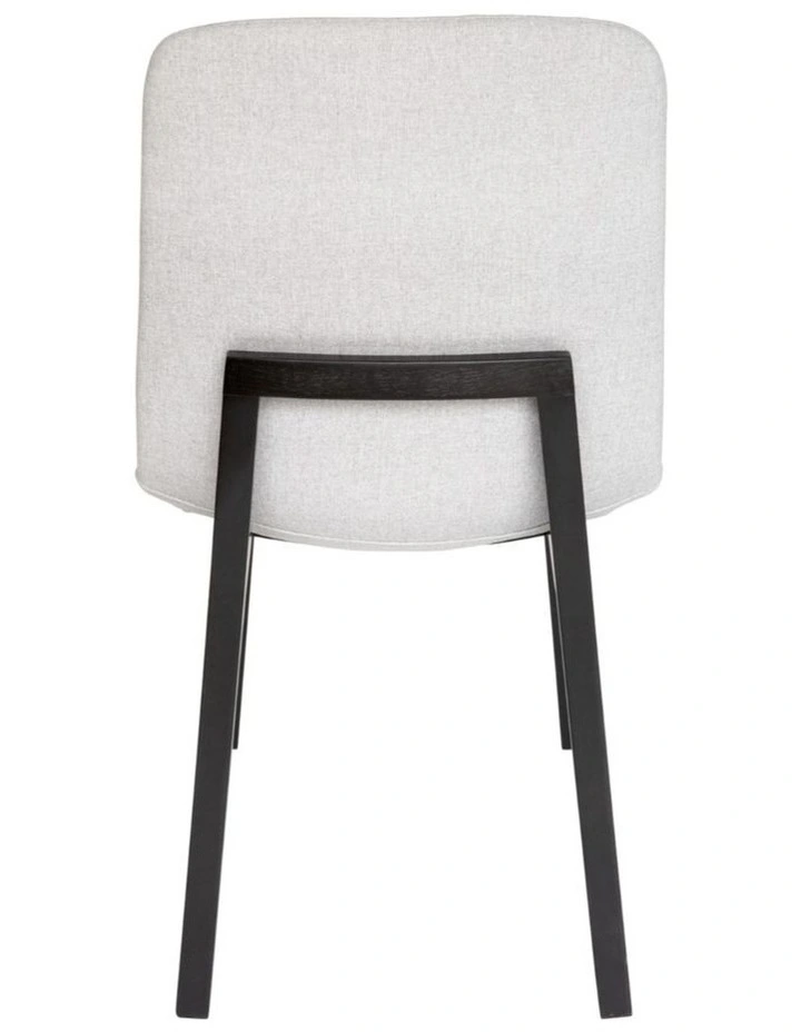 Pack of 4 | Cozy Upholstered Dining Chair | Black Legs image 5