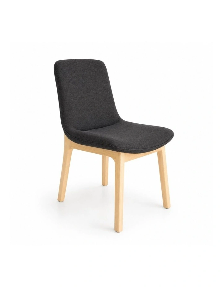 Pack of 4 | Cozy Upholstered Dining Chair | Natural Legs image 2