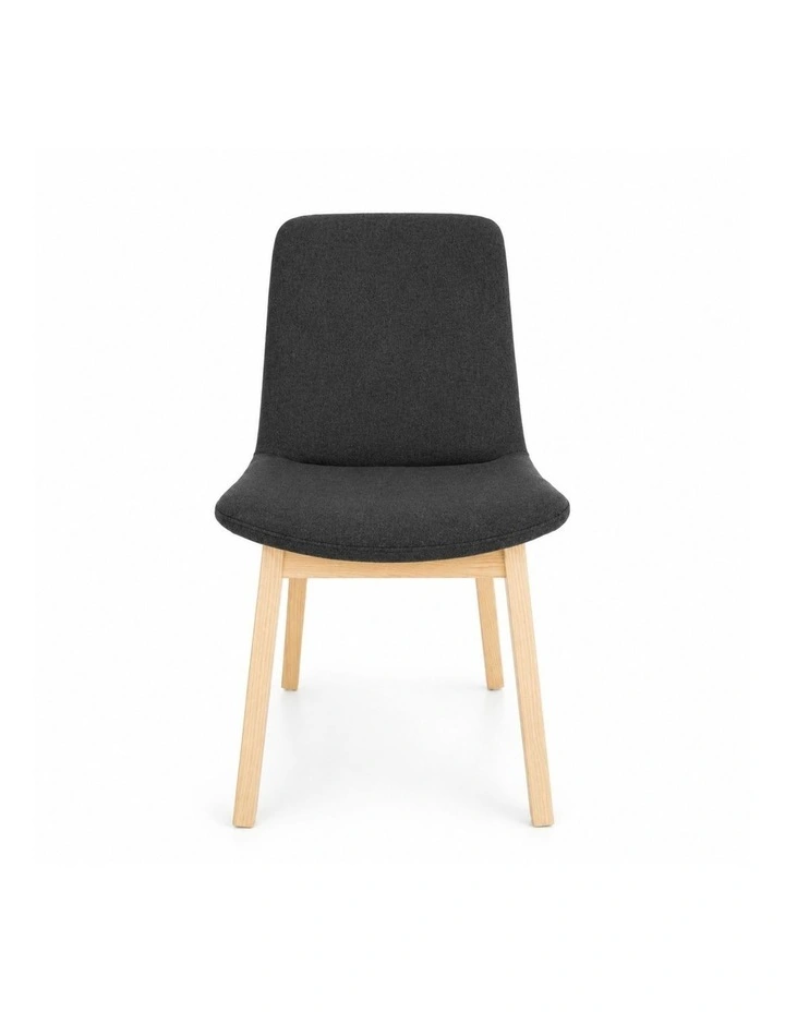 Pack of 4 | Cozy Upholstered Dining Chair | Natural Legs image 3