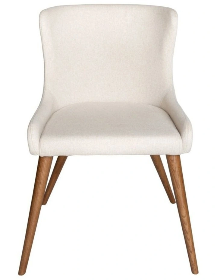 Pack of 4 | Osaka Upholstered Dining Chair | Walnut Wood Legs image 3