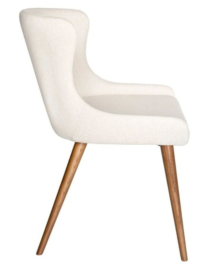 Pack of 4 | Osaka Upholstered Dining Chair | Walnut Wood Legs image 4