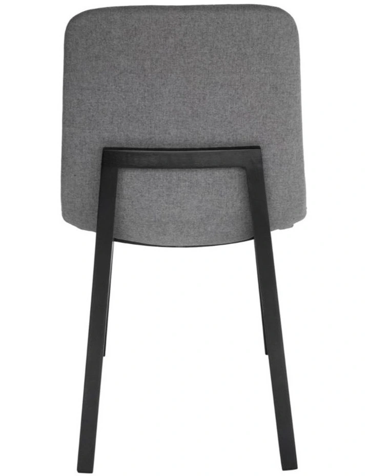 Pack of 4 | Cozy Upholstered Dining Chair | Black Legs image 5