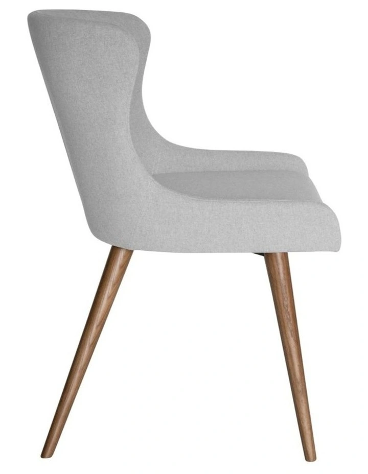 7-Piece Dining Set | Doreen Wood Dining Table 180cm & Osaka Upholstered Dining Chair | Walnut image 6