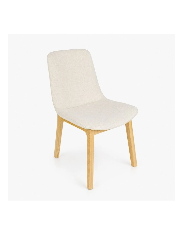 Pack of 4 | Cozy Upholstered Dining Chair | Natural Legs image 2