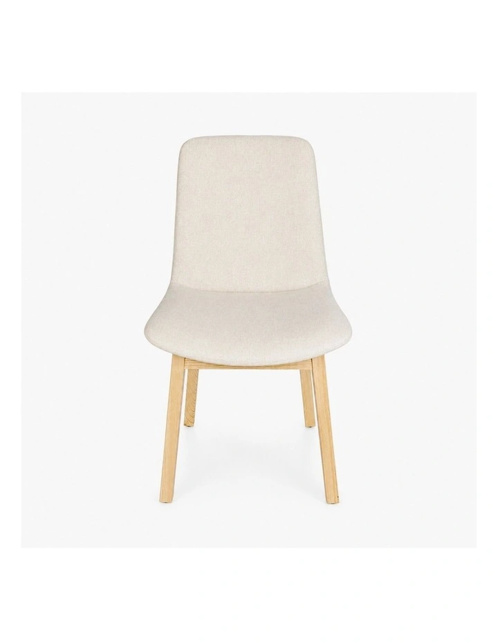 Pack of 4 | Cozy Upholstered Dining Chair | Natural Legs image 3