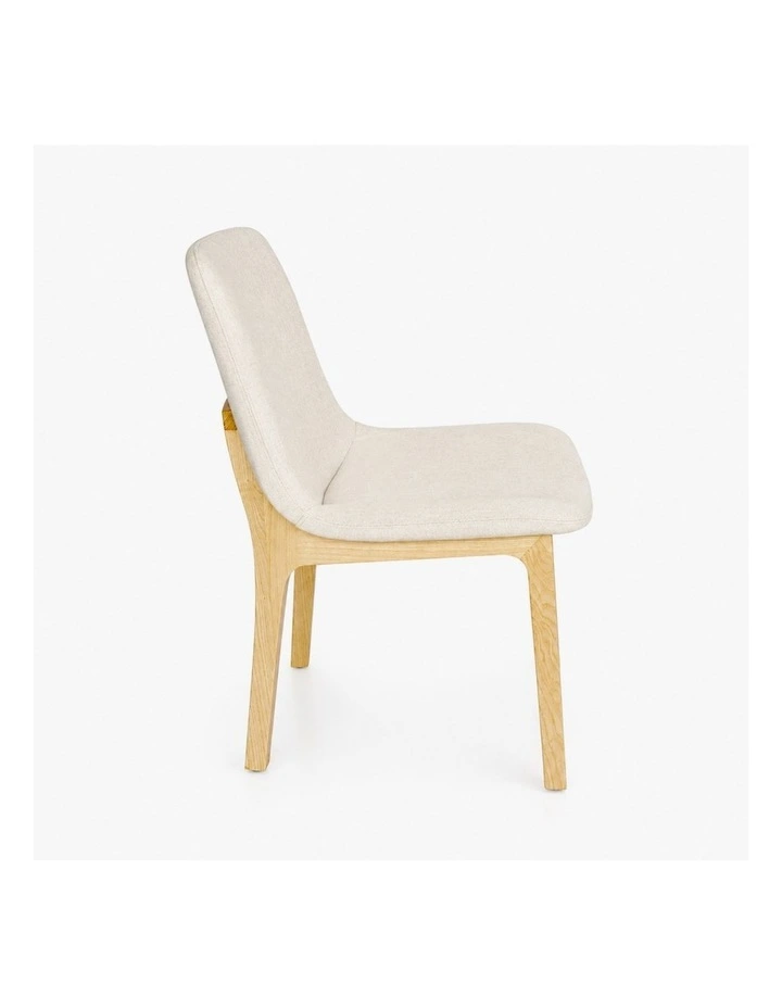 Pack of 4 | Cozy Upholstered Dining Chair | Natural Legs image 4