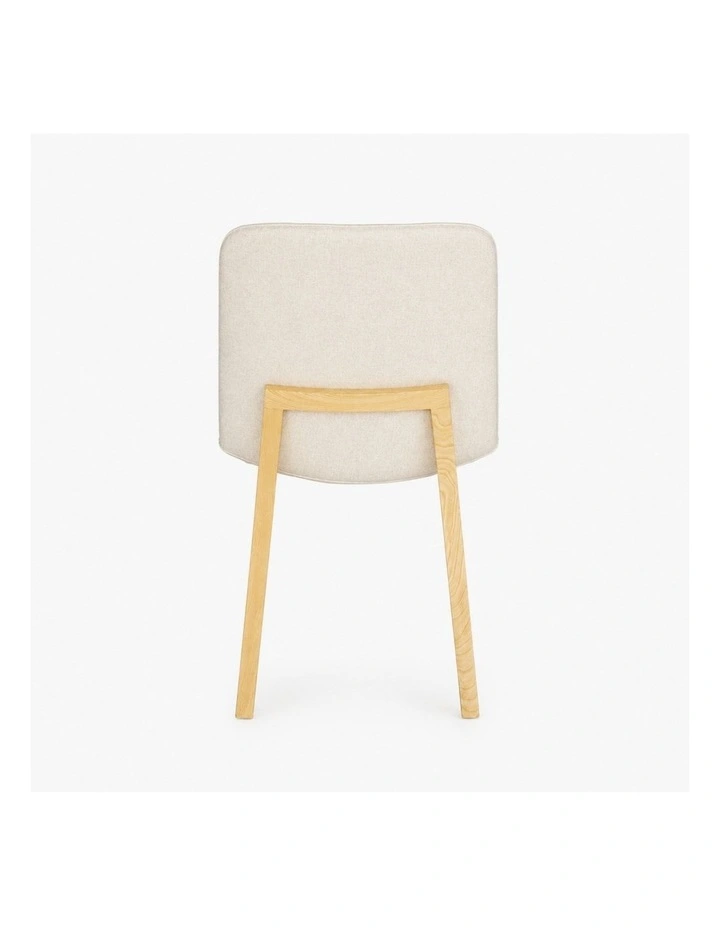 Pack of 4 | Cozy Upholstered Dining Chair | Natural Legs image 5