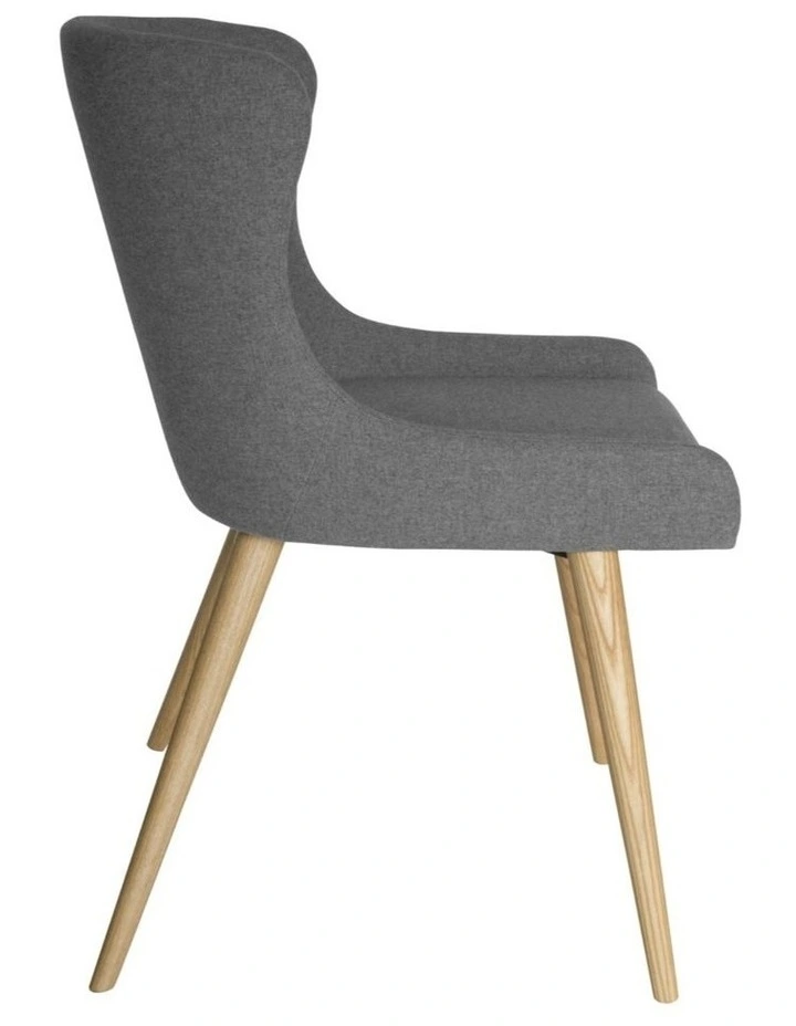 7-Piece Dining Set | Doreen Wood Dining Table 180cm & Osaka Upholstered Dining Chair | Natural image 7